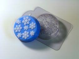 Иллюстрация Пластиковая форма для мыла "Снегопад"