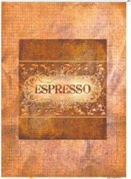 Иллюстрация Декупажная карта "Espresso", А4