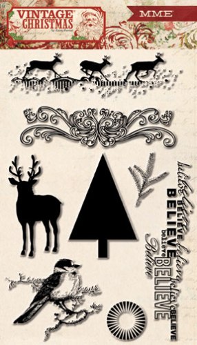 Иллюстрация Набор силиконовых штампов "Vintage Christmas"