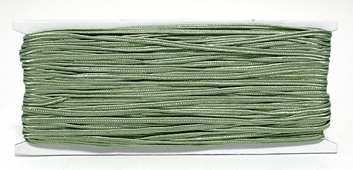 Иллюстрация Шнур сутажный, светло-зеленый, шёлк, 3 мм, 1 м