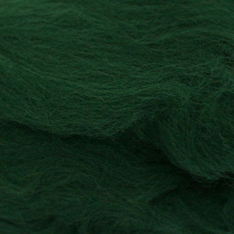 Иллюстрация Шерсть для валяния Валяшка (тонкая), Темно-зелёный