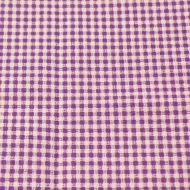 Иллюстрация Отрез хлопковой ткани "В клетку", 40х50 см, цвет: фиолетовый