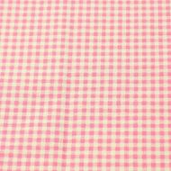 Иллюстрация Отрез хлопковой ткани "В клетку", 40х50 см, цвет: розовый