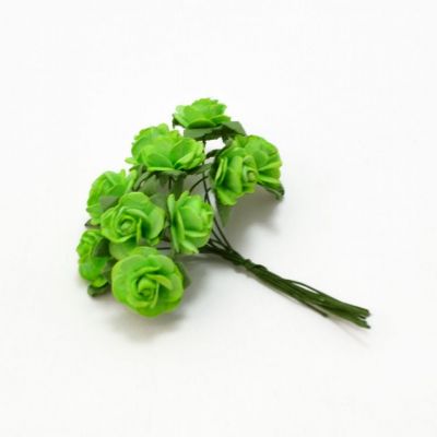 Иллюстрация Цветок со стеблем, Роза, 1,5 см, зелёный