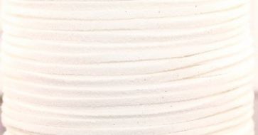 Иллюстрация Шнур замшевый, искусственный, белый, 3 мм, 1 метр