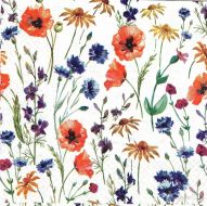 Иллюстрация Салфетка для декупажа "Полевые цветы", трехслойная, 33х33 см