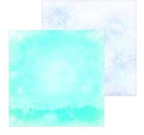 Иллюстрация Бумага для скрапбукинга «Снежный лес», 30,5 × 30,5 см