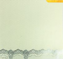 Иллюстрация Бумага жемчужная с фольгированием «Счастье», 30,5 х 30,5 см, 250 г/м