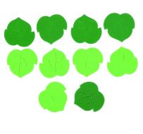 Иллюстрация Декор для творчества EVA "Осиновые листья" набор 10 шт МИКС 3,7х4,2 см
