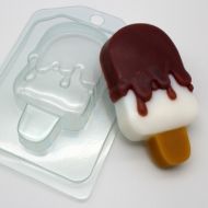 Иллюстрация "Мороженое - Эскимо в глазури", форма для мыла пластиковая