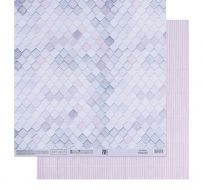 Иллюстрация Бумага для скрапбукинга «Домик с лавандой», 30.5 × 32 см, 180 гм