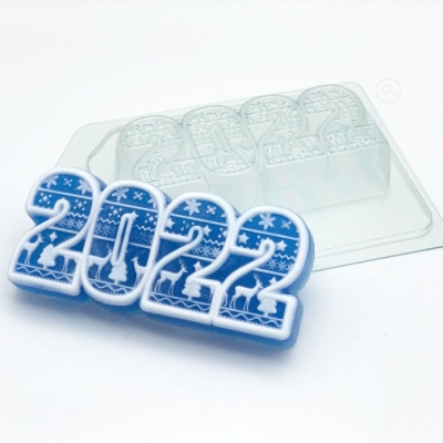 Иллюстрация Пластиковая форма для мыла "2022 ОРНАМЕНТ"