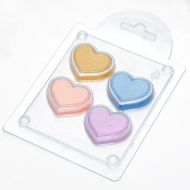 Иллюстрация Пластиковая форма для мыла "Вязаные сердца мини"