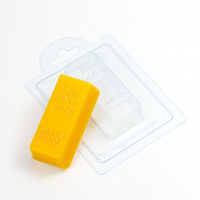 Иллюстрация Пластиковая форма для мыла "Слиток золота"