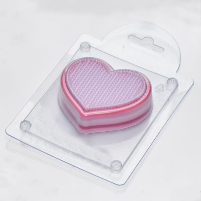 Иллюстрация Пластиковая форма для мыла "Вязаное сердце 2"