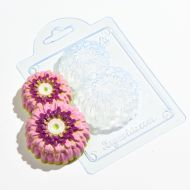 Иллюстрация Пластиковая форма для мыла "Восьмёрка хризантема"