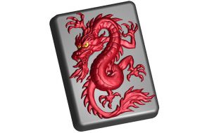 Иллюстрация Пластиковая форма для мыла "Красный дракон"